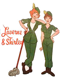 Laverne and Shirley in the Army